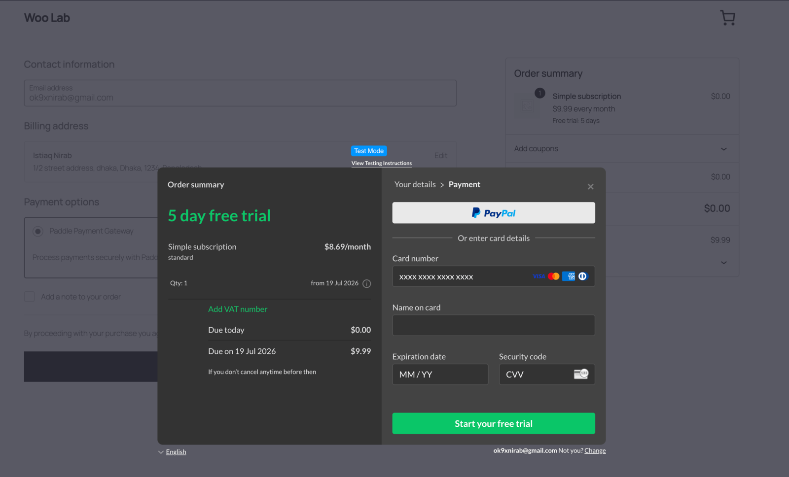 Paddle for WooCommerce By SaleMint screenshot 1