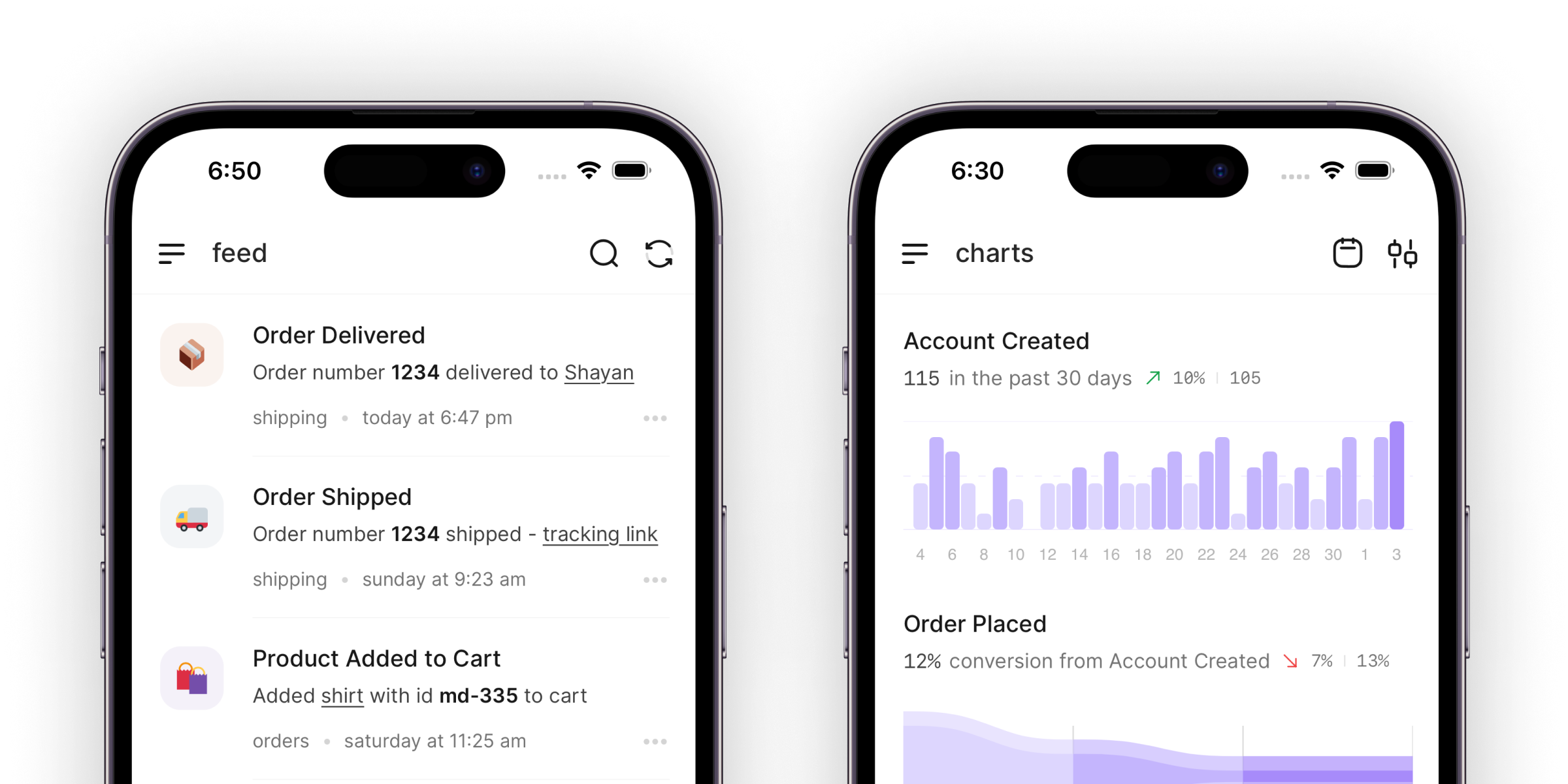 LogSnag screenshot 1